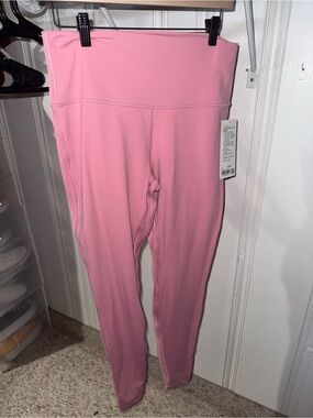 High-Waist Pink Active Leggings